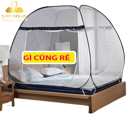 Các mẫu mùng khung xếp thông minh - mùng chụp tự bung gấp gọn - mùng Lều 