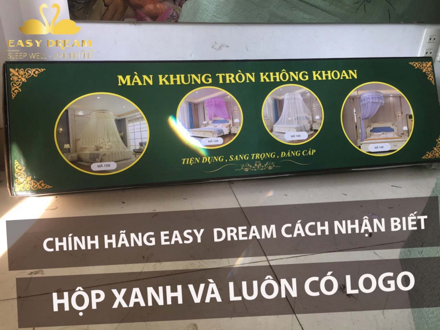 Mùng ngủ hiện đại không khoan tường chính hãng giá rẻ -  sỉ - lẻ  SLl bán ra Quảng Trị 