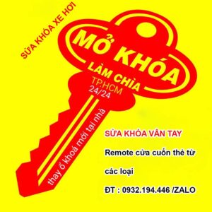 CỬA HÀNG SỬA KHÓA QUẬN TÂN PHÚ 