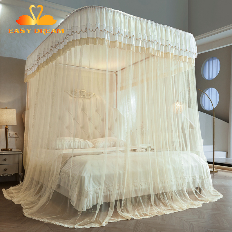 Màn khung ròng rọc mùng ngủ  đẹp  phong cách Hàn Quốc Easy Dream