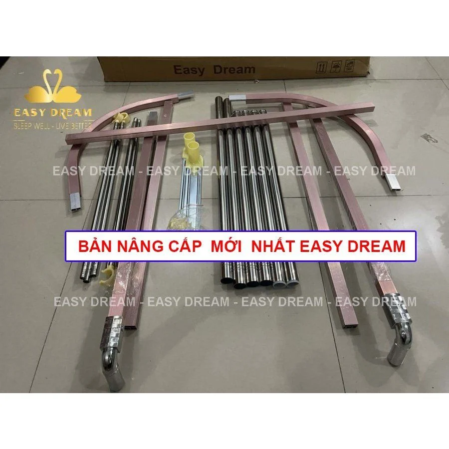 Màn khung không khoan tường , màn ngủ không khoan tường 