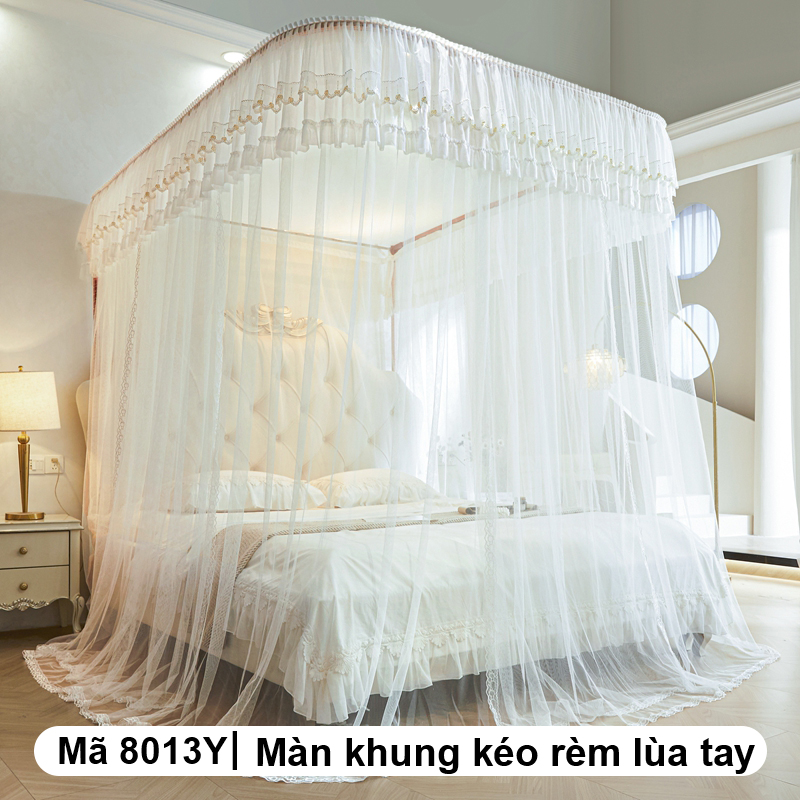 Màn khung không khoan tường , màn ngủ không khoan tường 