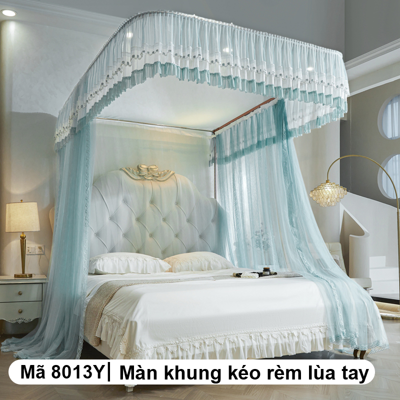 Màn khung không khoan tường , màn ngủ không khoan tường 