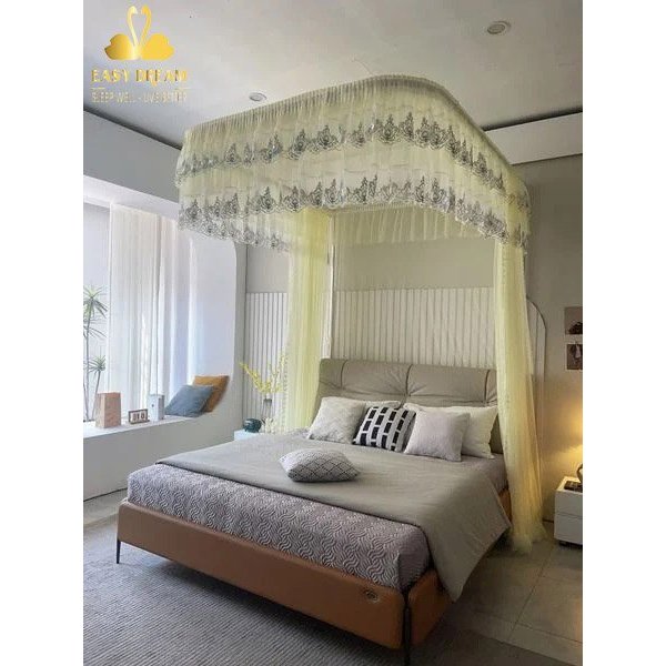 Màn khung kéo dây ròng rọc+ tăng chỉnh chiều cao cao cấp EASY DREAM 