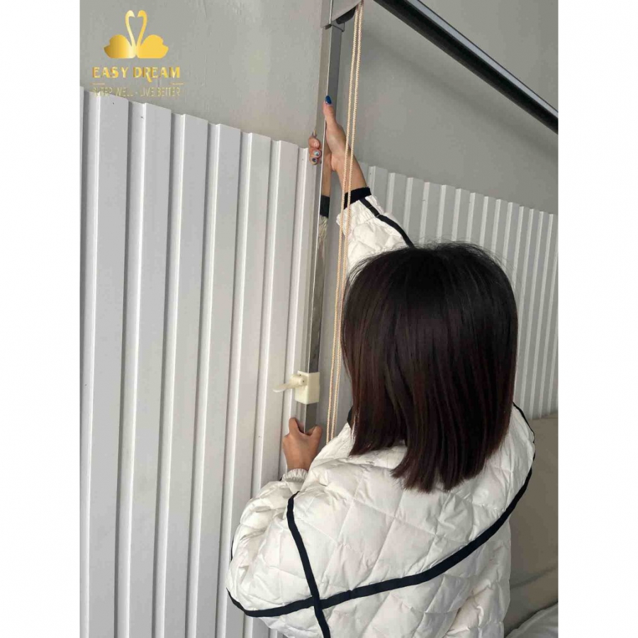 Màn khung kéo dây ròng rọc+ tăng chỉnh chiều cao cao cấp EASY DREAM 