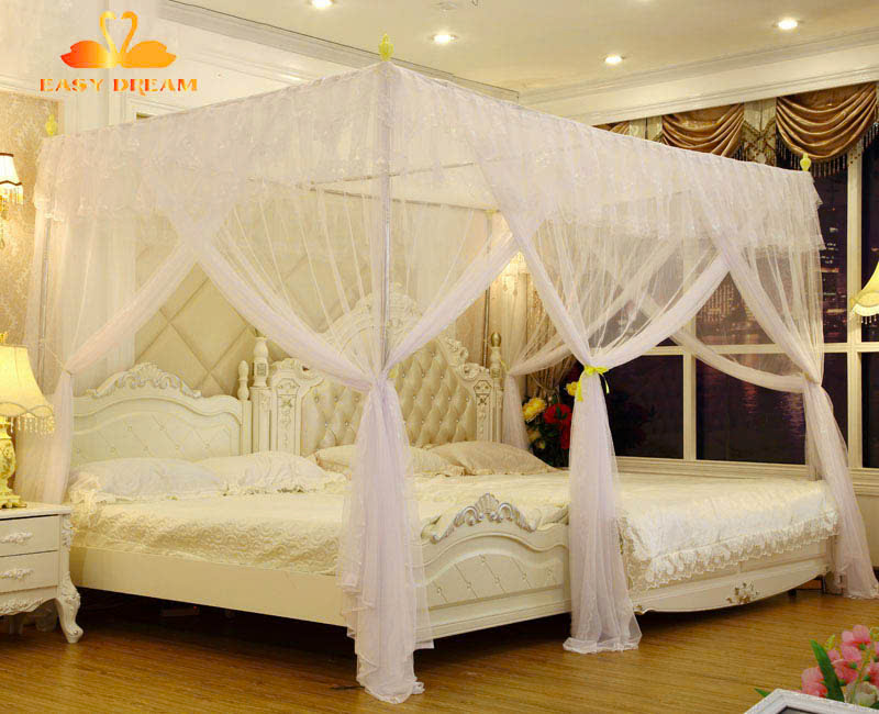 Màn khung giường đôi ngoại cỡ đặt  -Mùng ngủ Hiện đại không khoan 