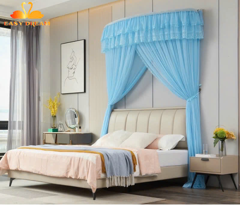 Màn Khung Xêp Gọn Phải Khoan Tường Cao Cấp EASY DREAM 