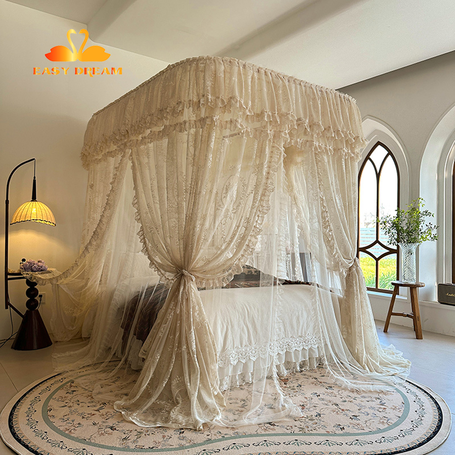 Màn khung vải 2 lớp + không khoan tường 