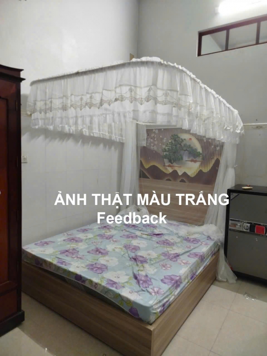 Màn khung không khoan tường , màn ngủ không khoan tường 