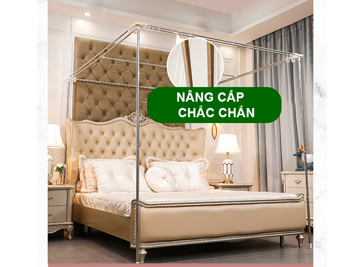 Màn khung không khoan tường - màn công chúa 