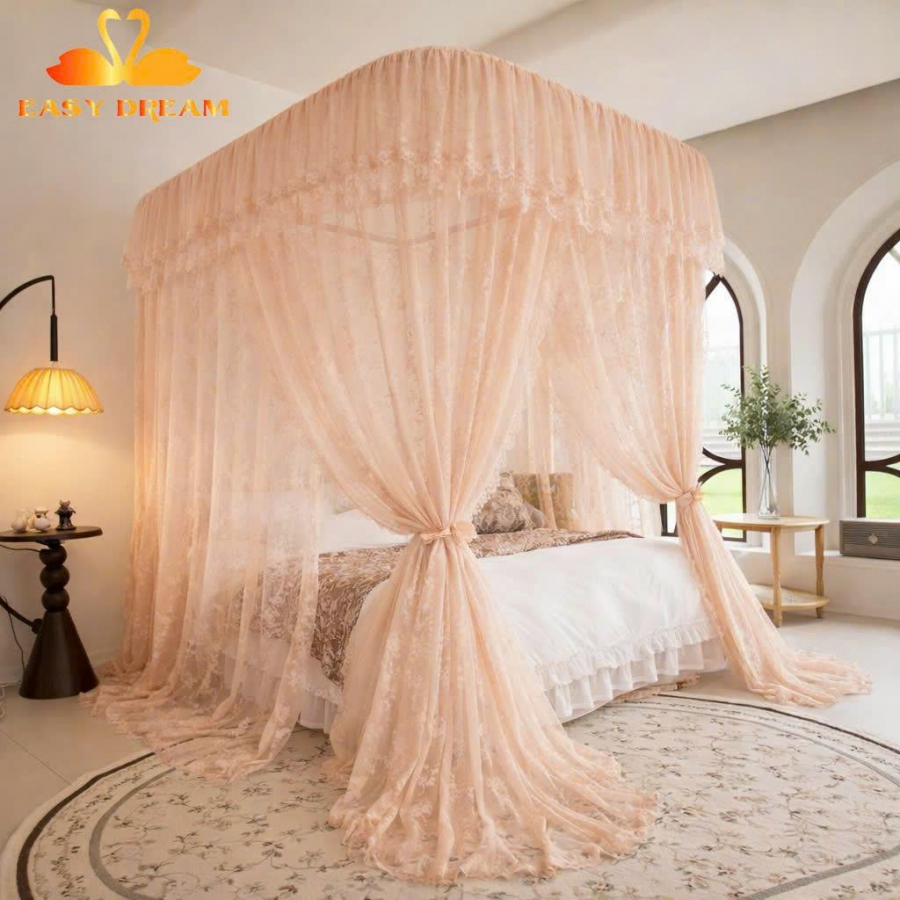 Màn khung không khoan tường -Mùng ngủ Hiện Đại 