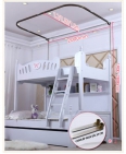 Màn khung dành cho giường tầng trẻ em không khoan tường tăng chỉnh được độ cao 