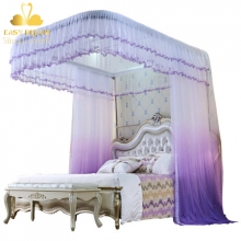 Mùng khung không khoan tường  có dây kéo ròng rọc