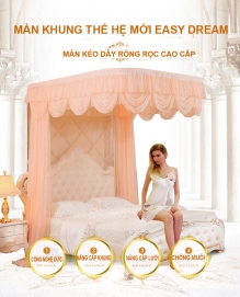 Màn khung không khoan tường tăng chỉnh kéo dây ròng rọc 