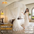 Màn khung không khoan tường -Mùng ngủ  không khoan 