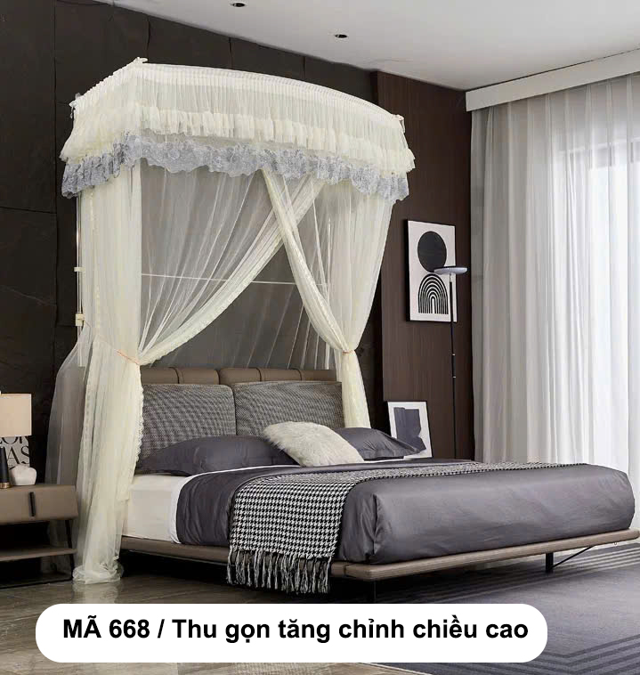 MÀN KHUNG KHÔNG KHOAN TƯỜNG THU GỌN MẪU MỚI 2026  Phụ Kiện Vải Màn , Khung Riêng +Nguyên Bộ 